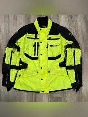 Scorpion Exo Yosemite Tall 2XL Jacket Hi-Vis Yellow Exo Skeletal Protection